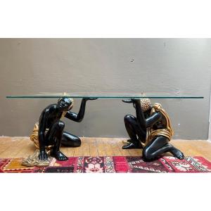 Maison Roméo Riga, Nubian Coffee Table, Circa 1970
