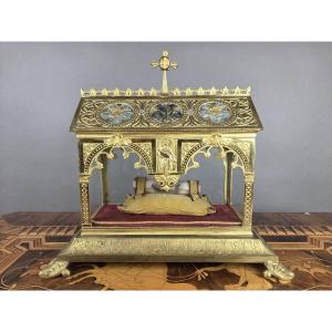Neo-gothic Reliquary Case, France, 19th Century