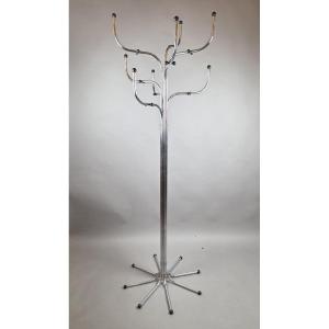 Sidse Werner For Fritz Hansen, Chrome-plated Metal Coat Rack, Circa 1970