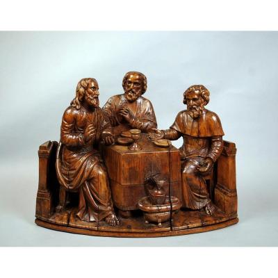 The  Supper At Emmaus, Oak Group, Late 17th Century