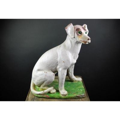 Dog In Glazed Terracotta, 18th