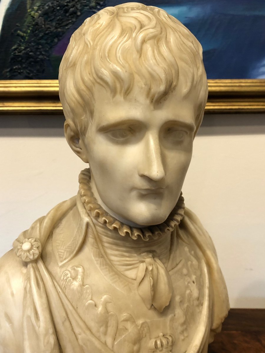 Bust Of The Emperor Napoleon 1st. Nineteenth Century-photo-3