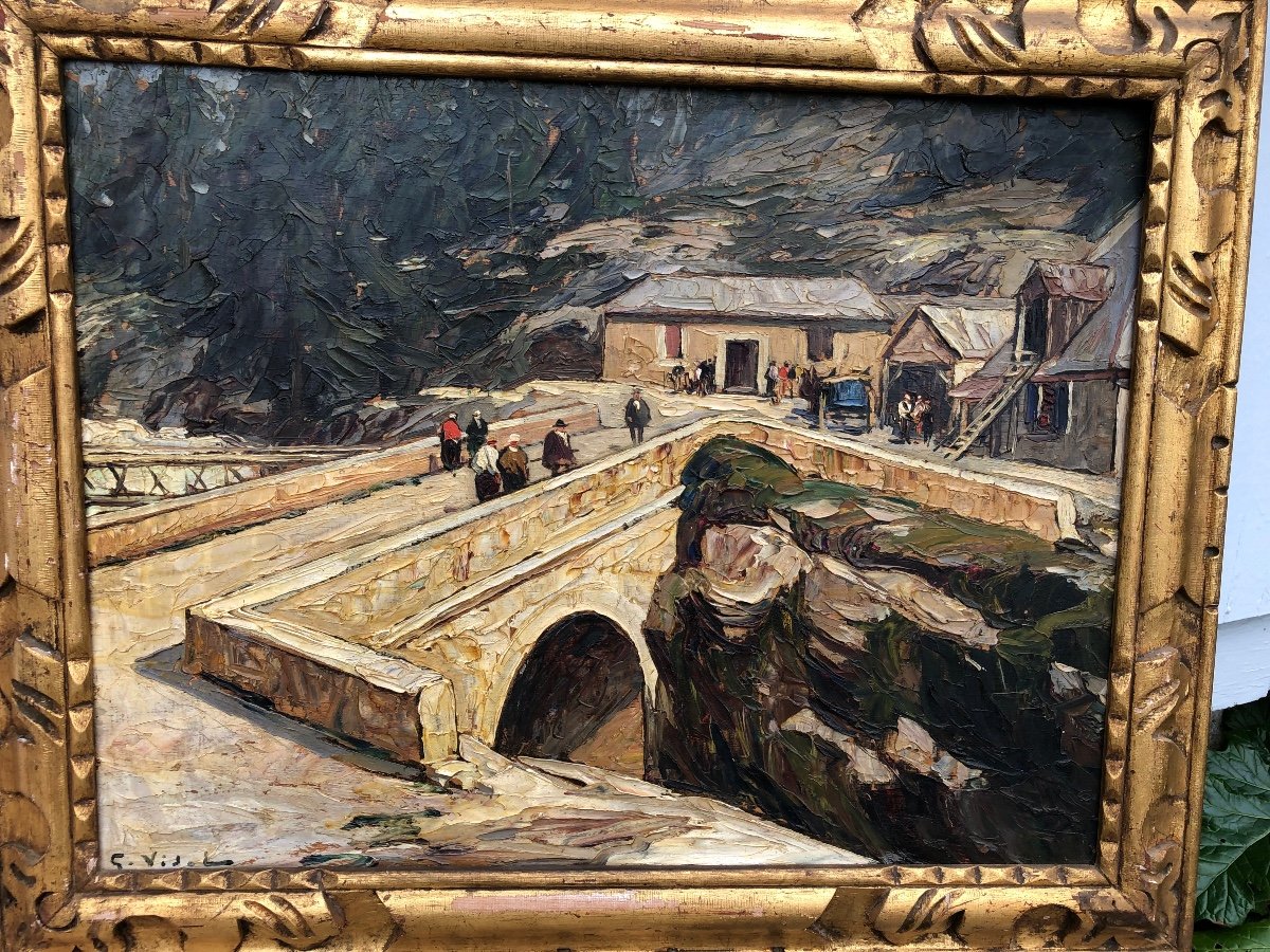 Gustave Vidal (1895-1966) The Pont d'Espagne Hotel -photo-1