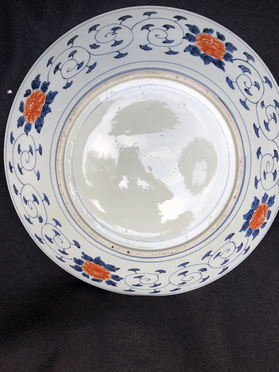 Large Imari Porcelain Dish, 19th Century, Meiji Period -photo-3