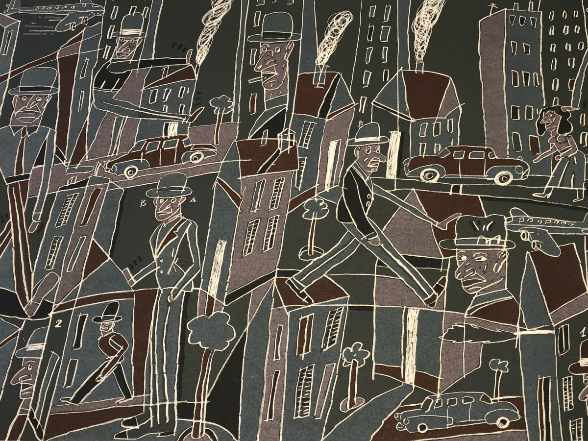 Antonio Segui 1934-2022 "lively City" Lithograph Artist's Proof Signed Lower Right -photo-2