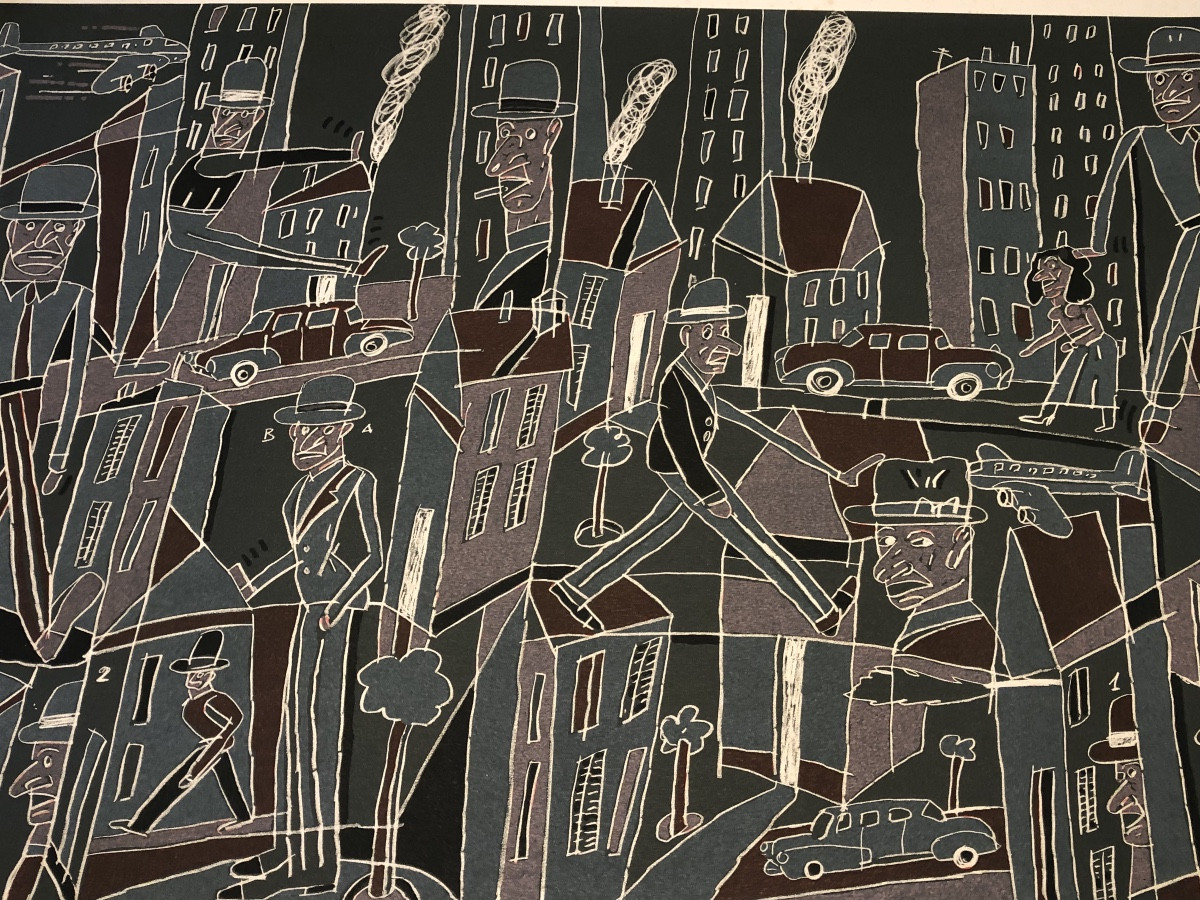 Antonio Segui 1934-2022 "lively City" Lithograph Artist's Proof Signed Lower Right -photo-5