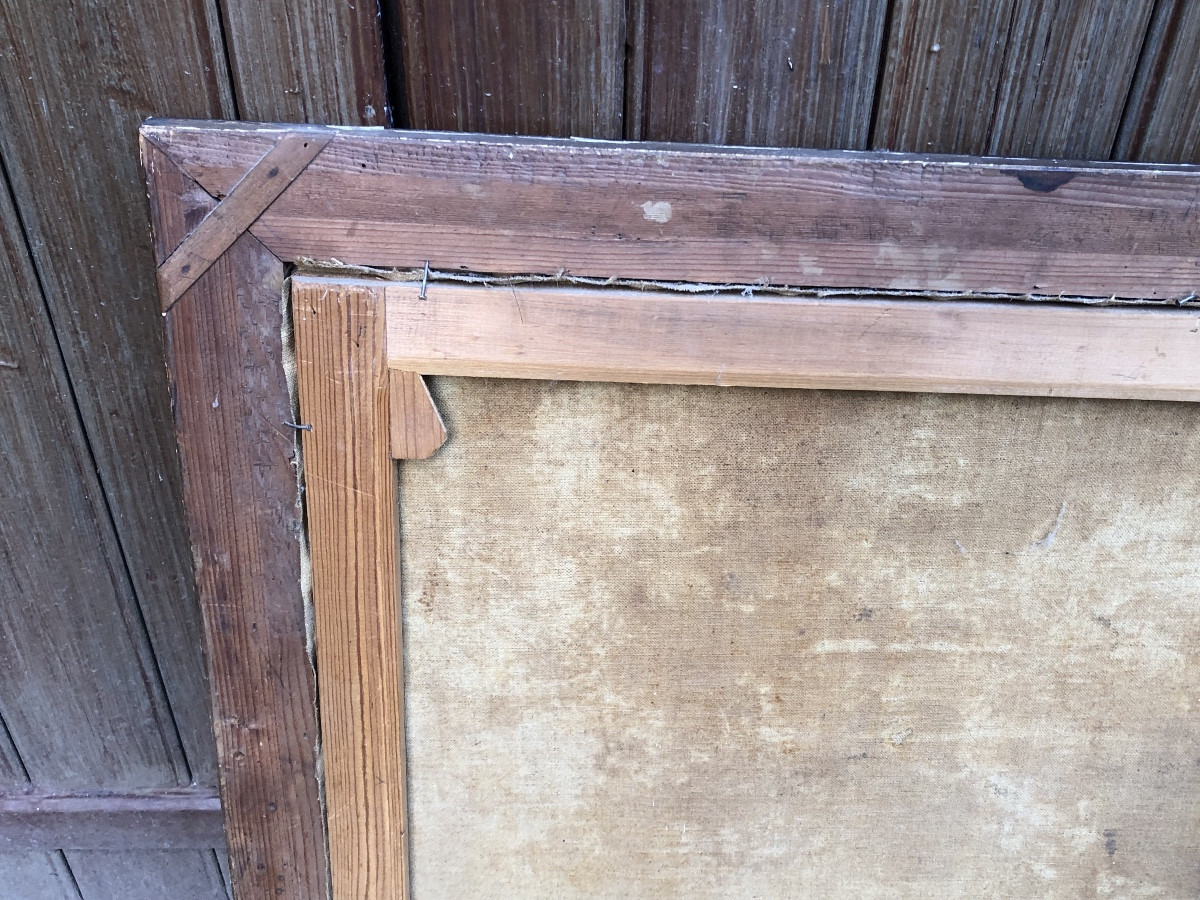 French School, 19th Century, "still Life With Wildflowers"-photo-3
