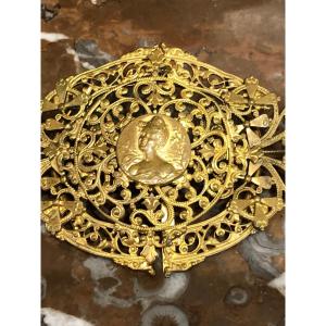 Large Art Nouveau Belt Buckle Circa 1900