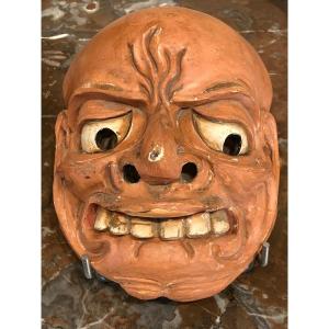 Large Mask No “grimacing Face” Japan Edo Period 