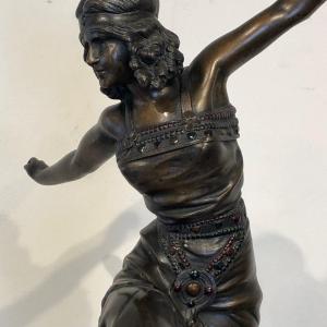 Paul Philippe 1870-1930 « Danseuse  Russe «  Important Bronze Art-déco Circa 1925 