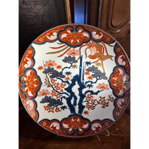 Large Imari Porcelain Dish Circa 1900