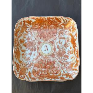 Coupe «  Aux Quatre Pêches «  Porcelaine De Chine  Qianlong XVIII ème
