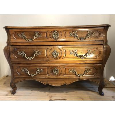 Commode Louis XV Dite « tombeau « époque 18 ème 