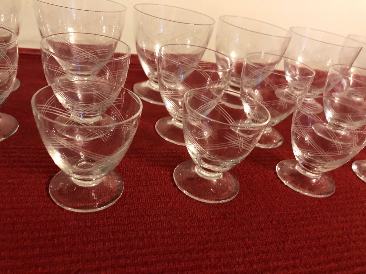 Set Of Crystal Glasses 