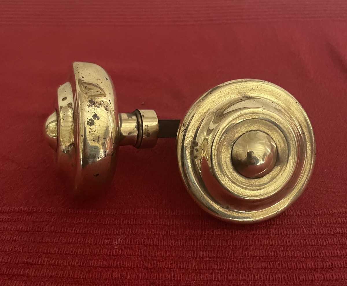 Paire de poignées de porte boutons -photo-2