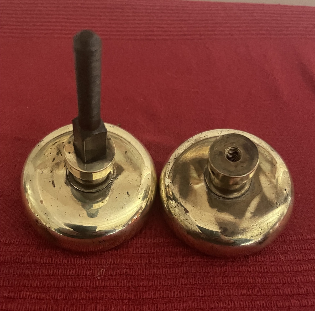 Paire de poignées de porte boutons -photo-3