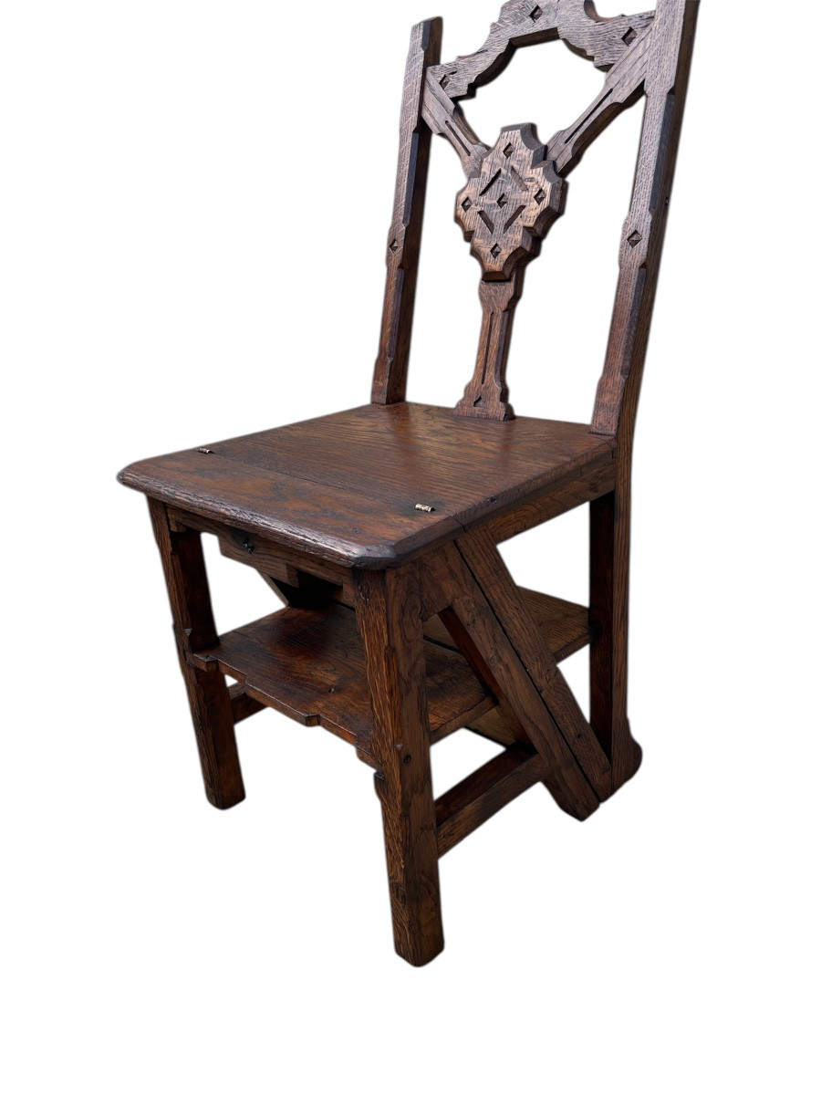 Escabeau de bibliothèque -photo-1