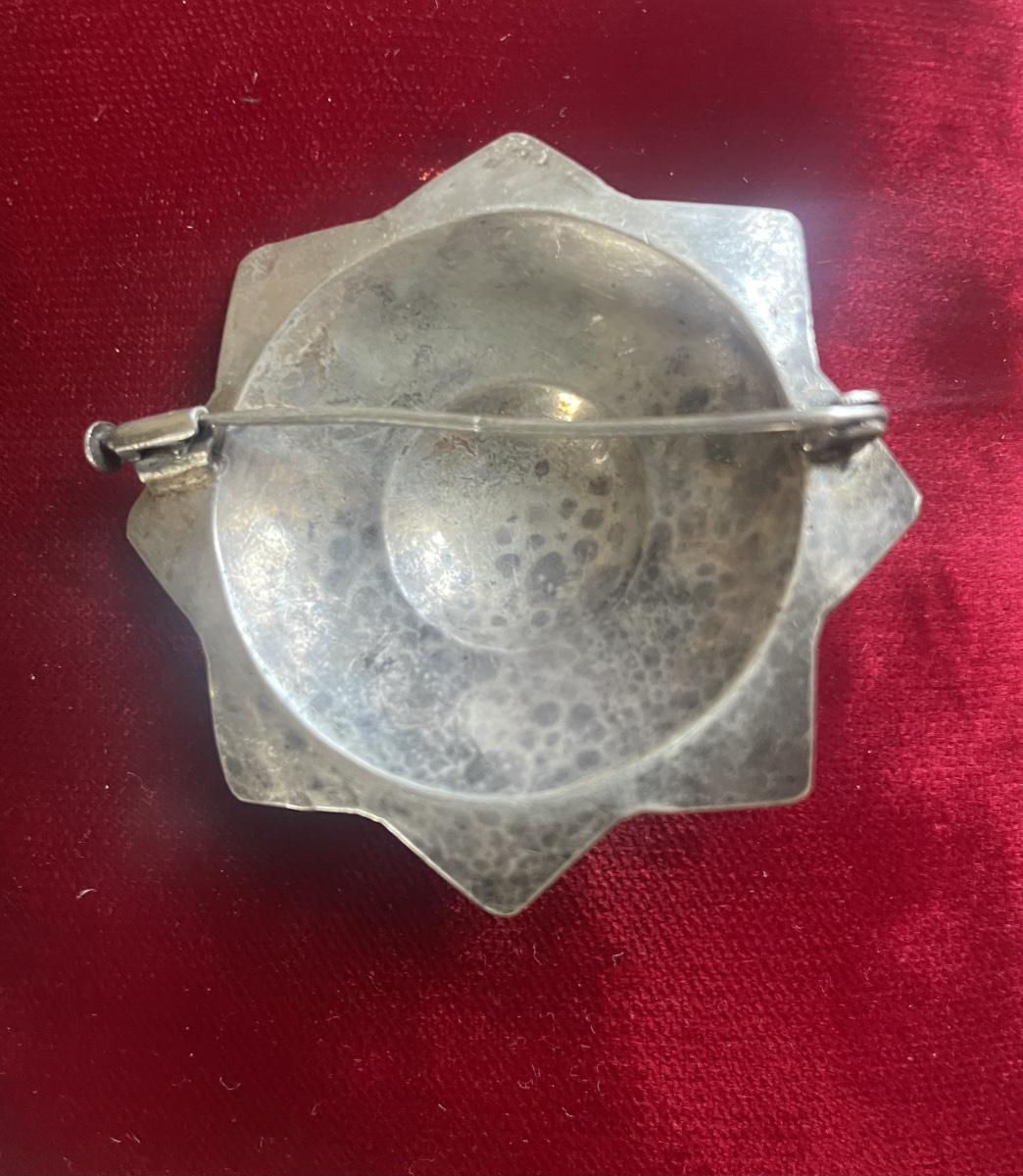 Filigree Silver Brooch -photo-2