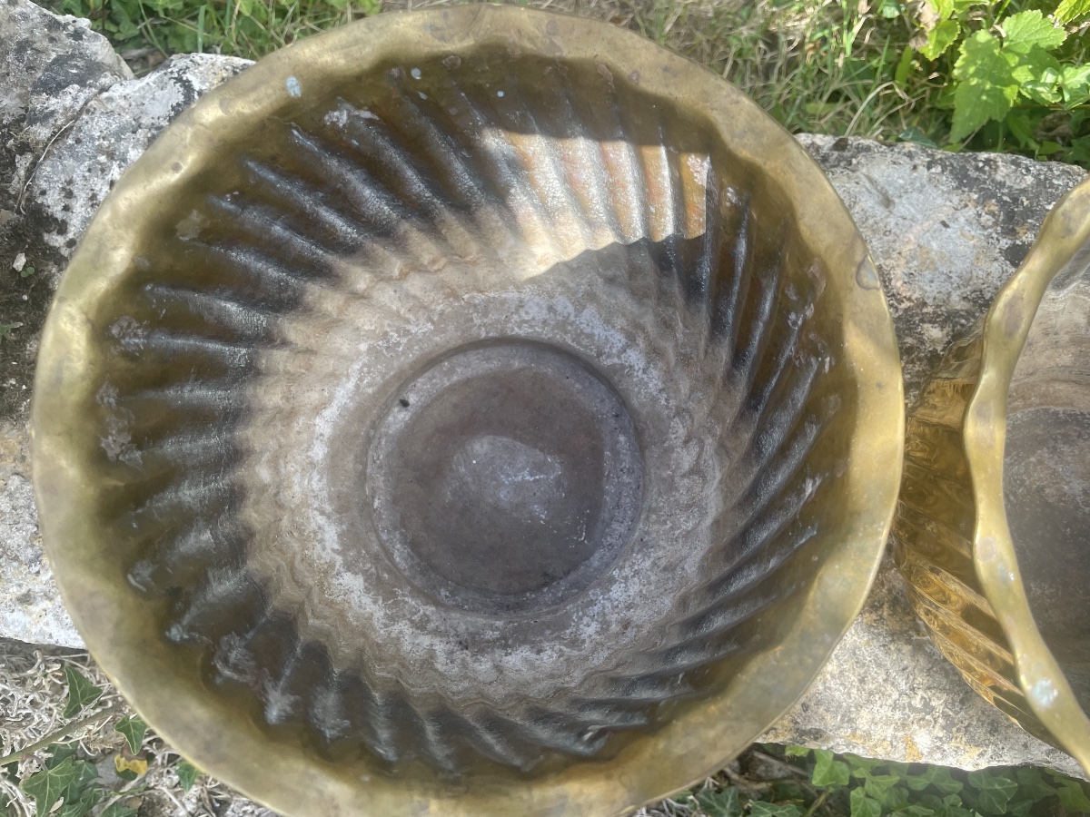 Cache pot en laiton -photo-3