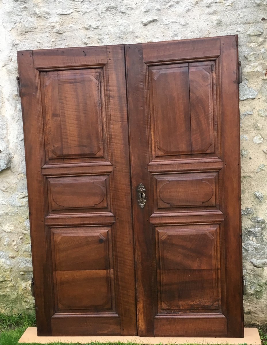 Woodwork Doors In Walnut Louis XIV