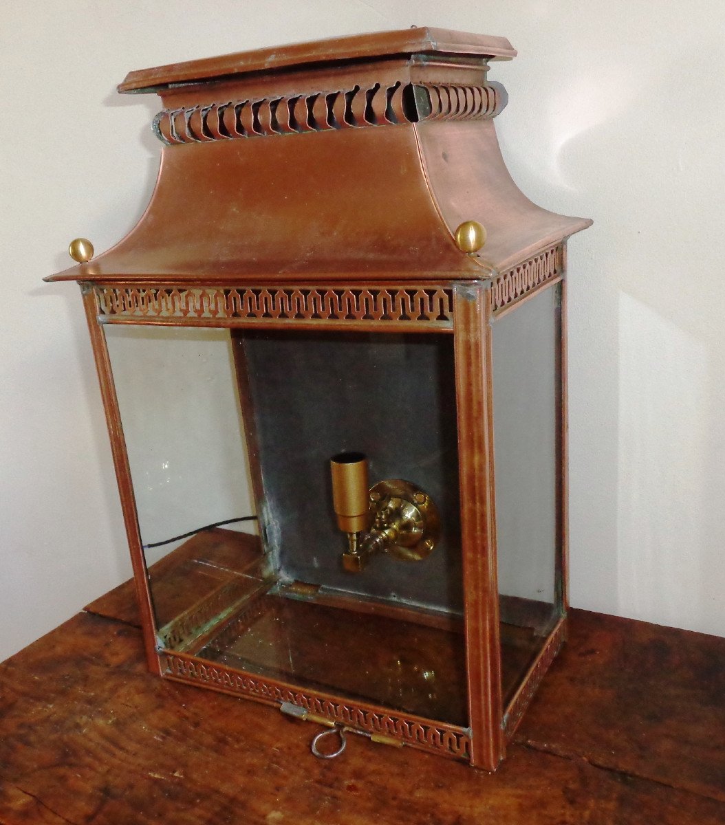 Lantern Wall Sconce XVIIIème-photo-1