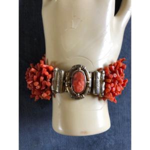 Napoleon III Coral Bracelet