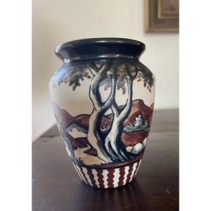 Ceramic Vase From Ciboure