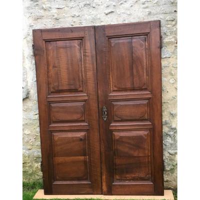 Woodwork Doors In Walnut Louis XIV