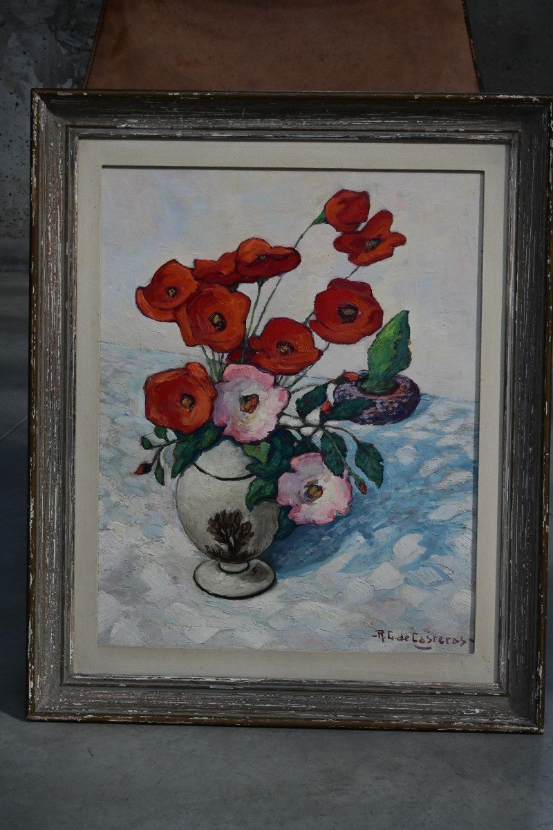 Poppies (study) - Rg De Casteras - 1930-photo-1