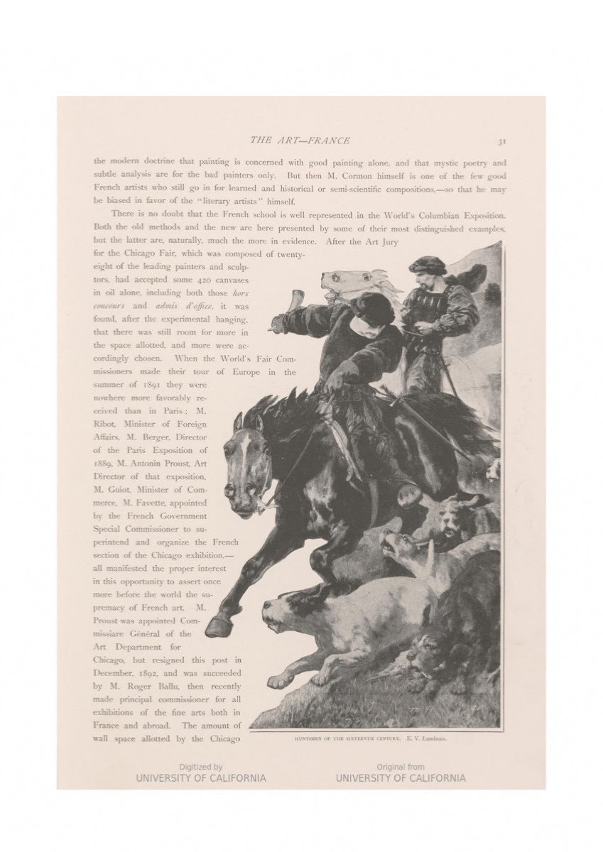 Evariste Luminais, « Chasseurs Du XVIe » Exposé A L’exposition Universelle-photo-3