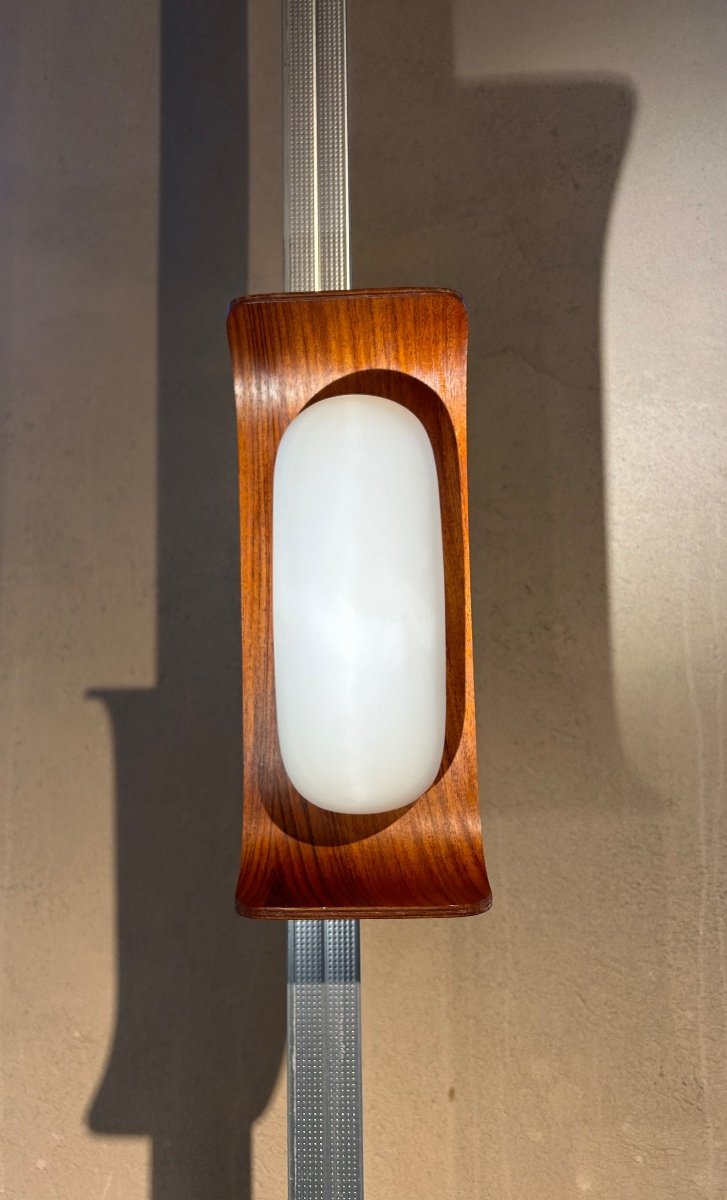 Goffredo Reggiani - Surf Model Teak Wall Lamp