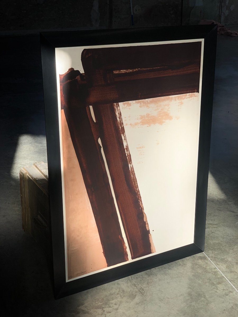 Pierre Soulages Sérigraphie 15, 1981-photo-3