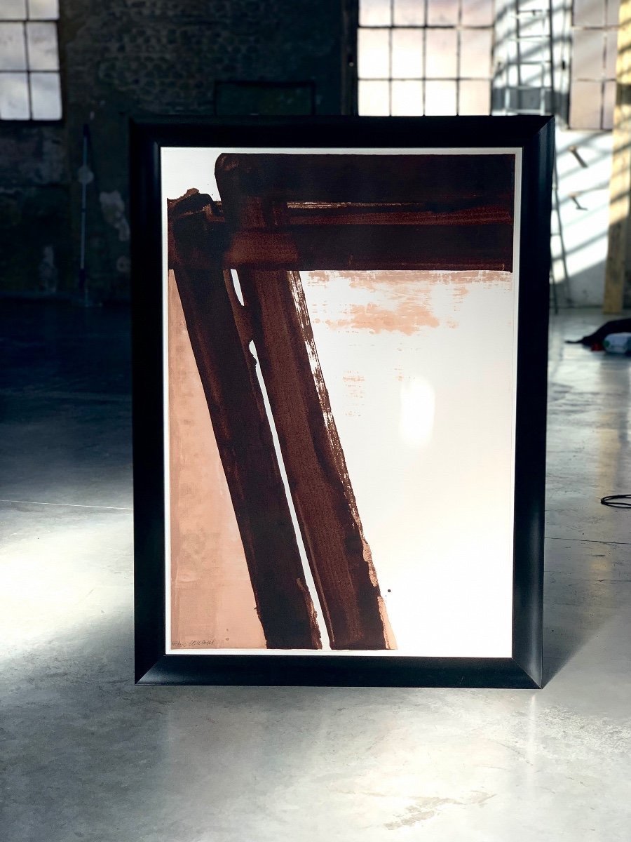 Pierre Soulages Sérigraphie 15, 1981