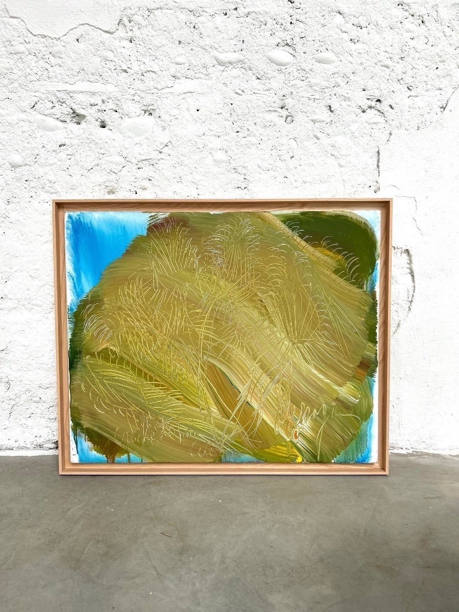 Jean Messagier - Huile Sur Toile-photo-4