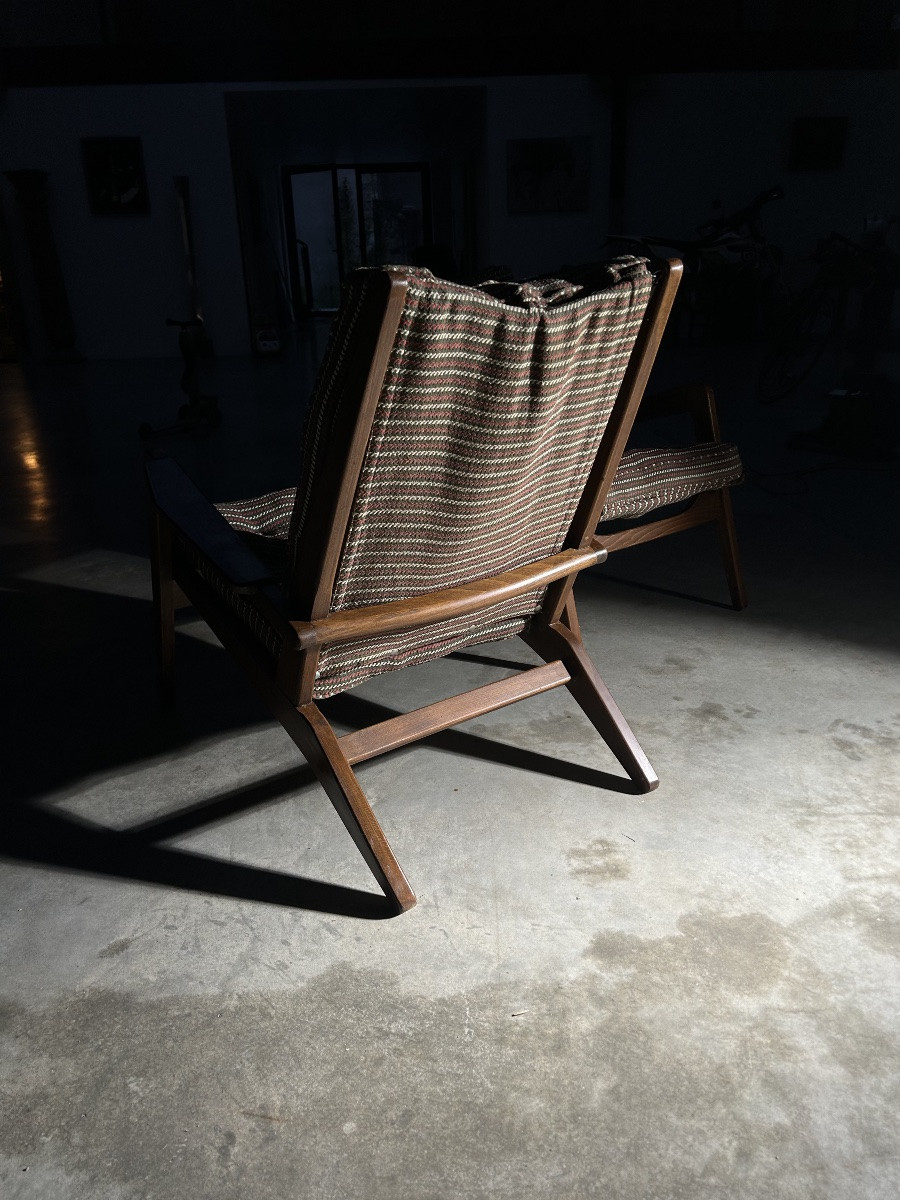 Pierre Guariche - Pair Of Fs105 Armchairs-photo-3