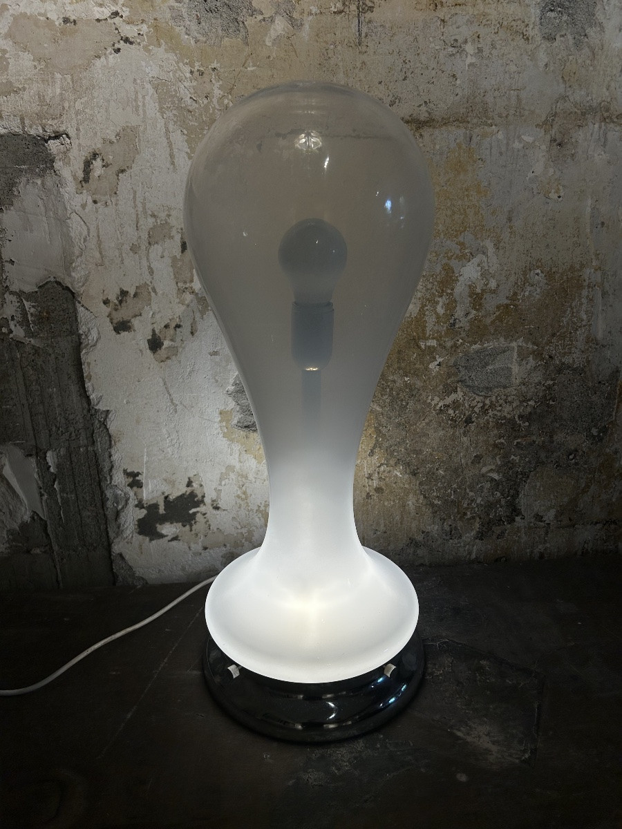 Murano Glass Lamp By Mazzega -photo-4