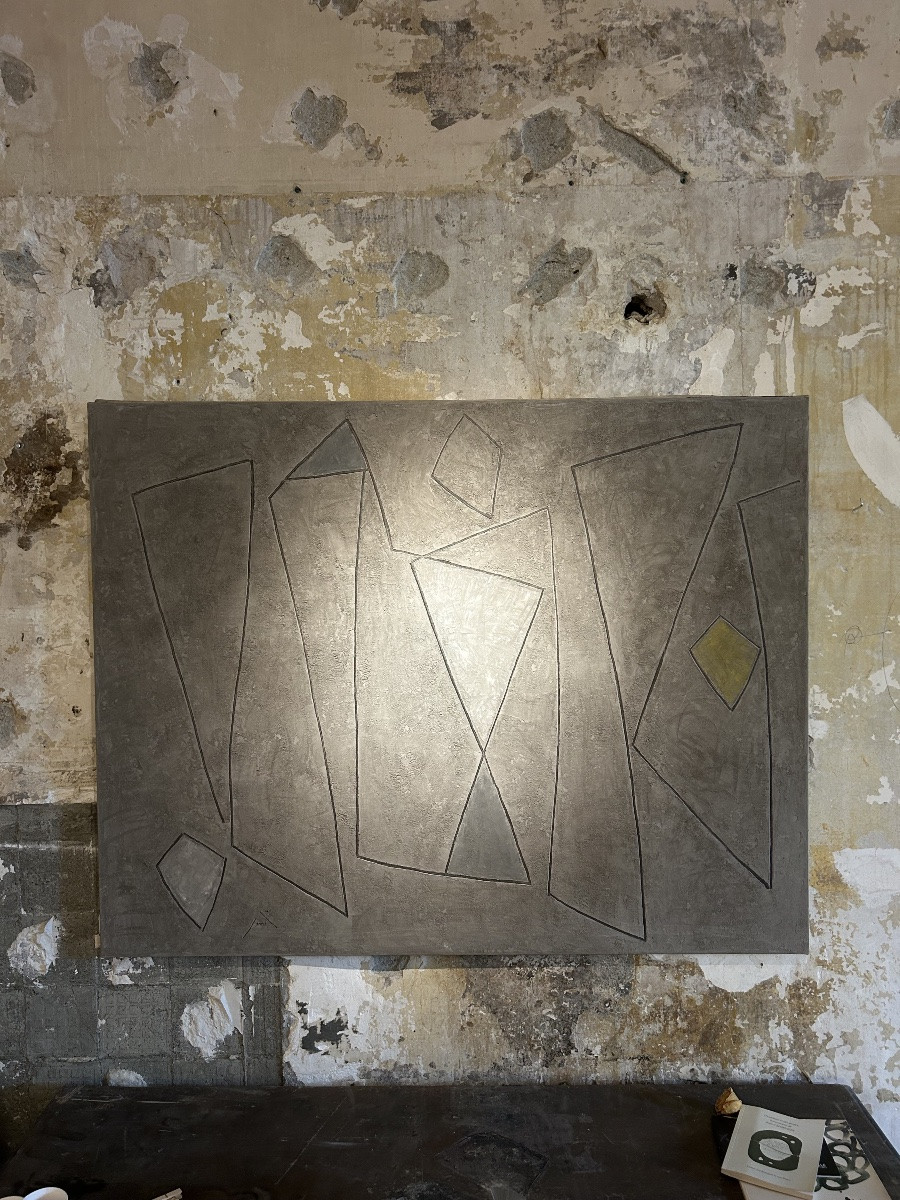 Georges Ferrato - Ciment sur toile -photo-2