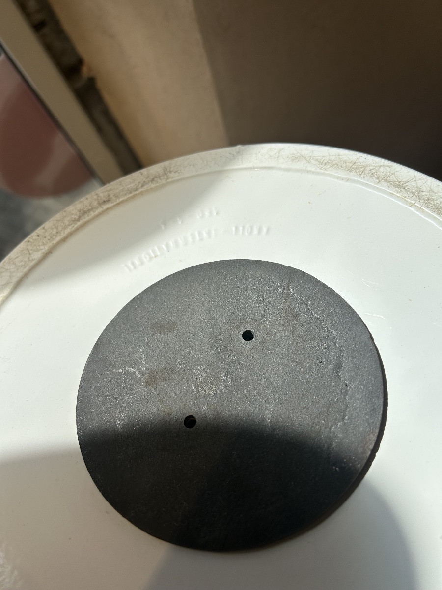 Guéridon Knoll ovale en marbre-photo-1