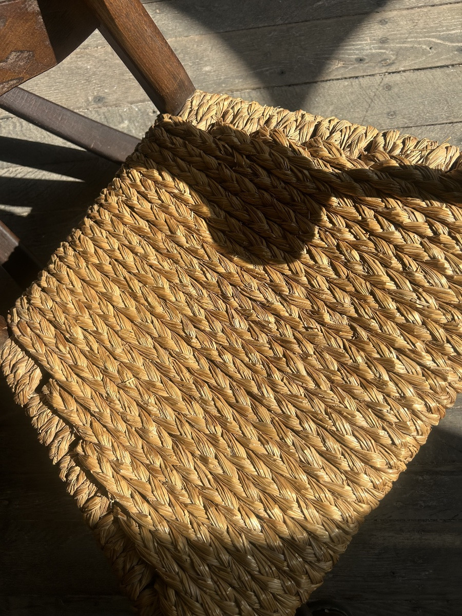 Rocking chair brutaliste art populaire -photo-4