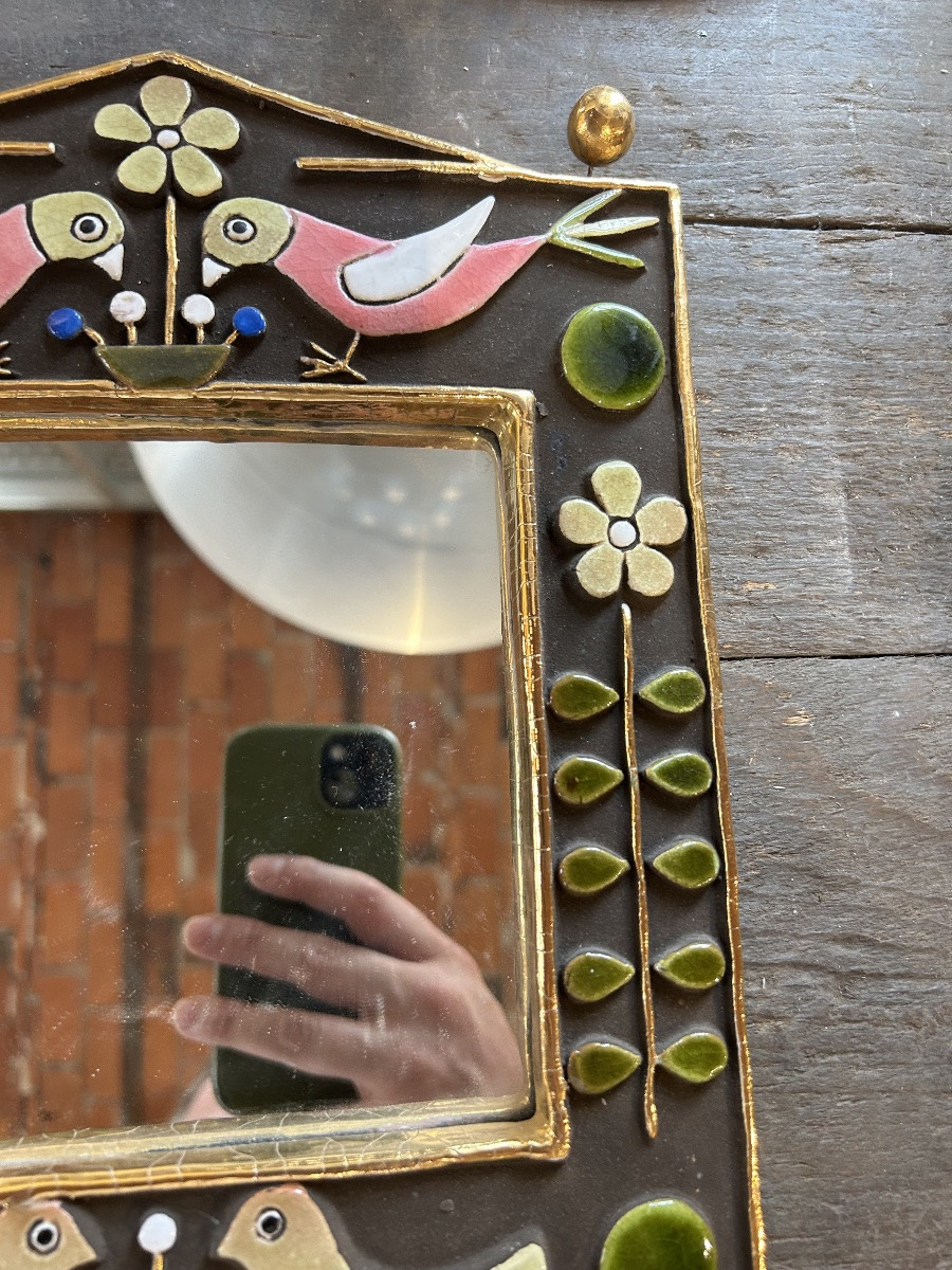 Mithe Espelt - Bocage Mirror In Perfect Condition -photo-4