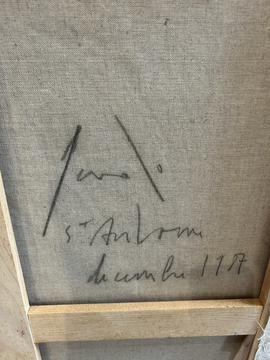 Georges Ferrato - Huile sur toile-photo-4