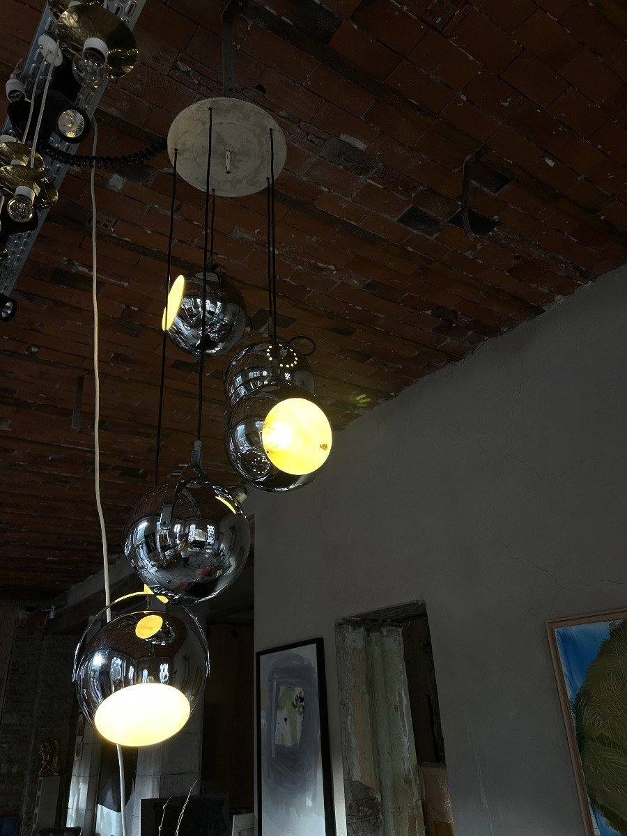 Goffredo Reggiani - 5 Eyeball Pendant Light-photo-1