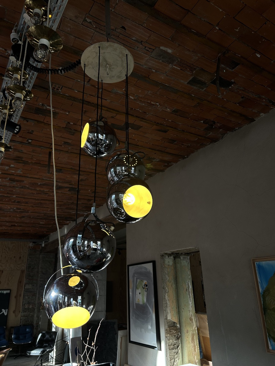 Goffredo Reggiani - 5 Eyeball Pendant Light-photo-2