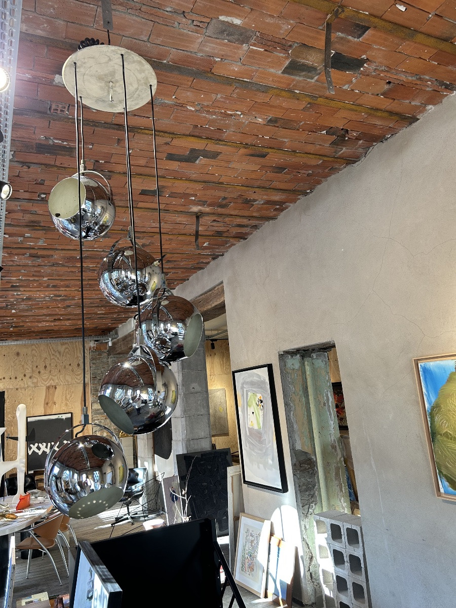 Goffredo Reggiani - 5 Eyeball Pendant Light-photo-5