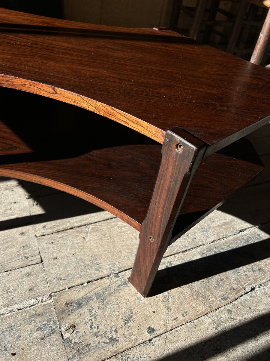 Table basse en palissandre de Sormani, Italie 1960-photo-3