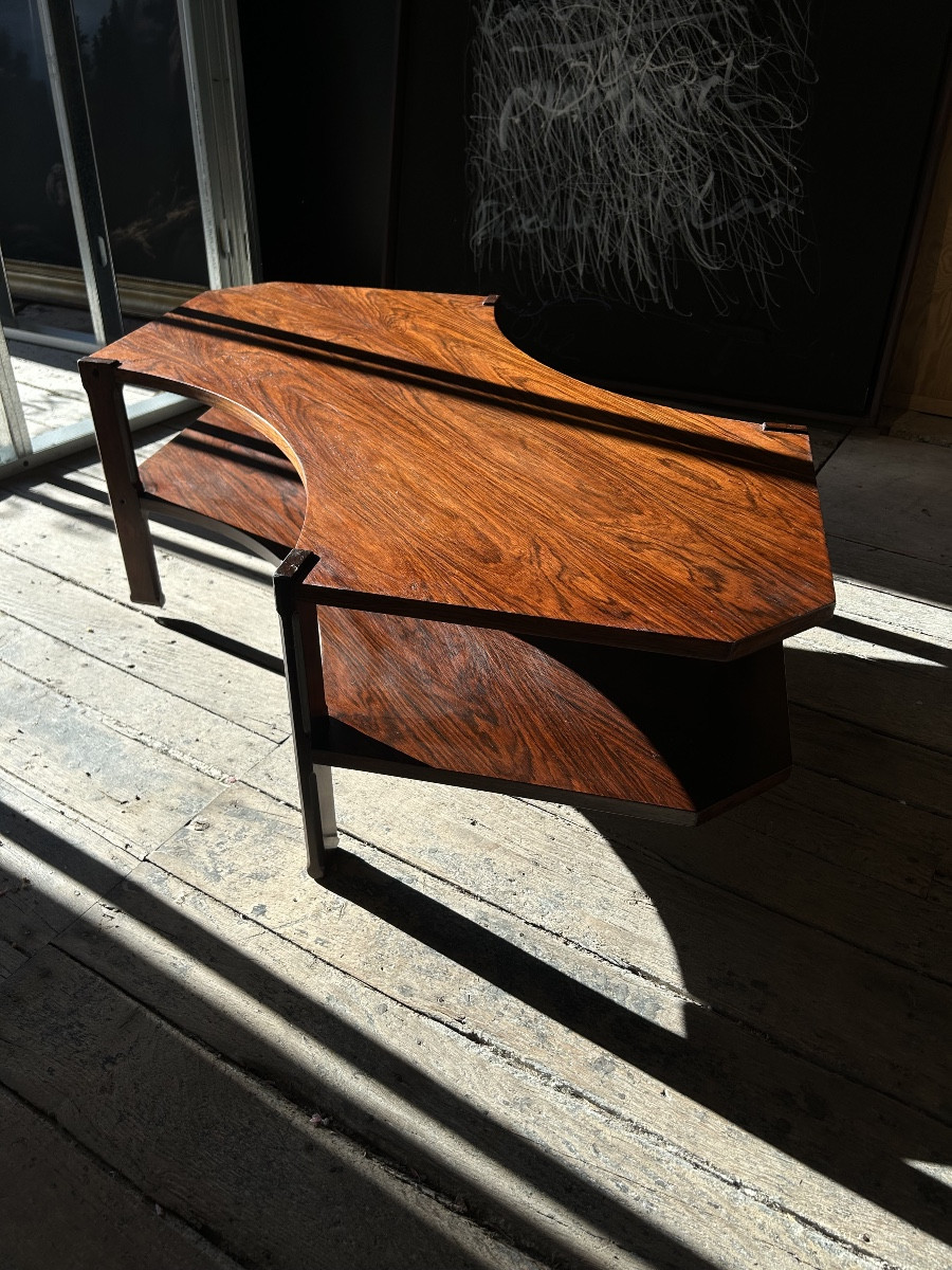 Table basse en palissandre de Sormani, Italie 1960