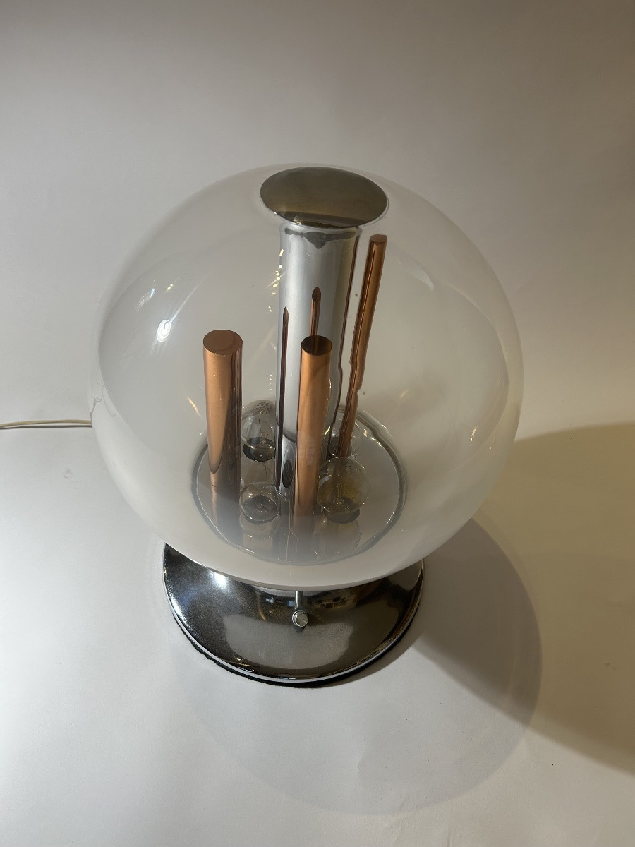 Pair Of Selenova Lamps, Italy 1970-photo-2