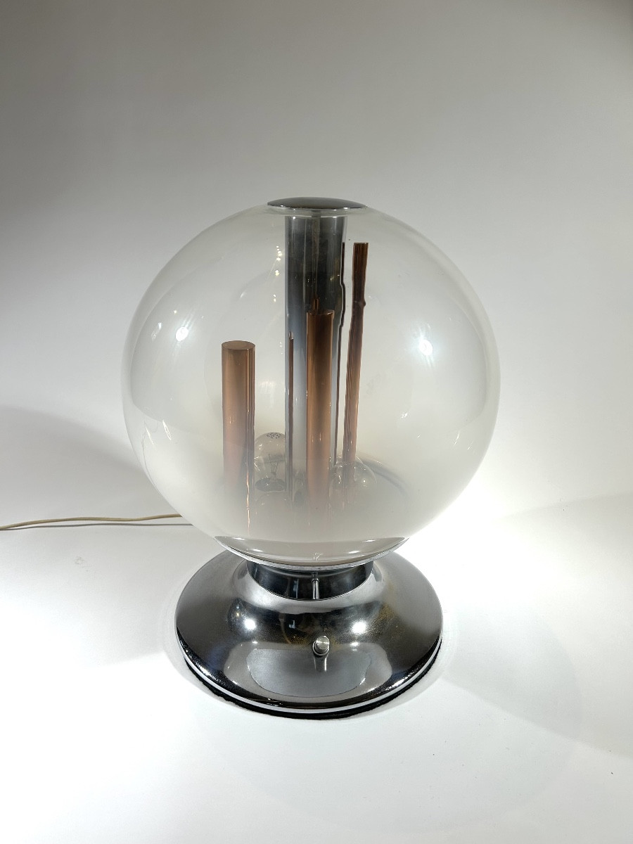 Pair Of Selenova Lamps, Italy 1970