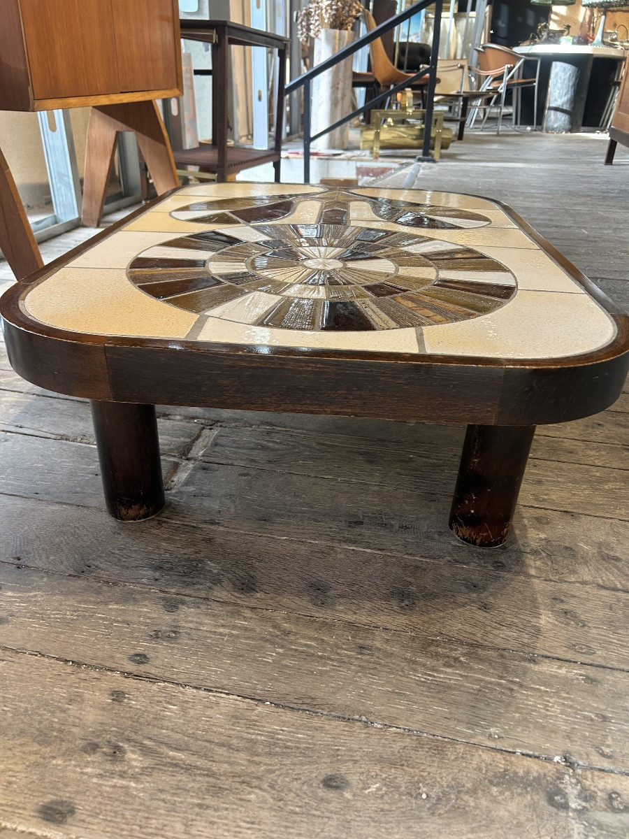 Roger Capron - Flower Coffee Table 1950-photo-1