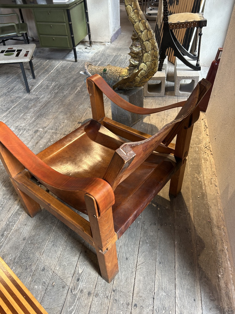 Pierre Chapo - Safari Armchair Type S10-photo-2